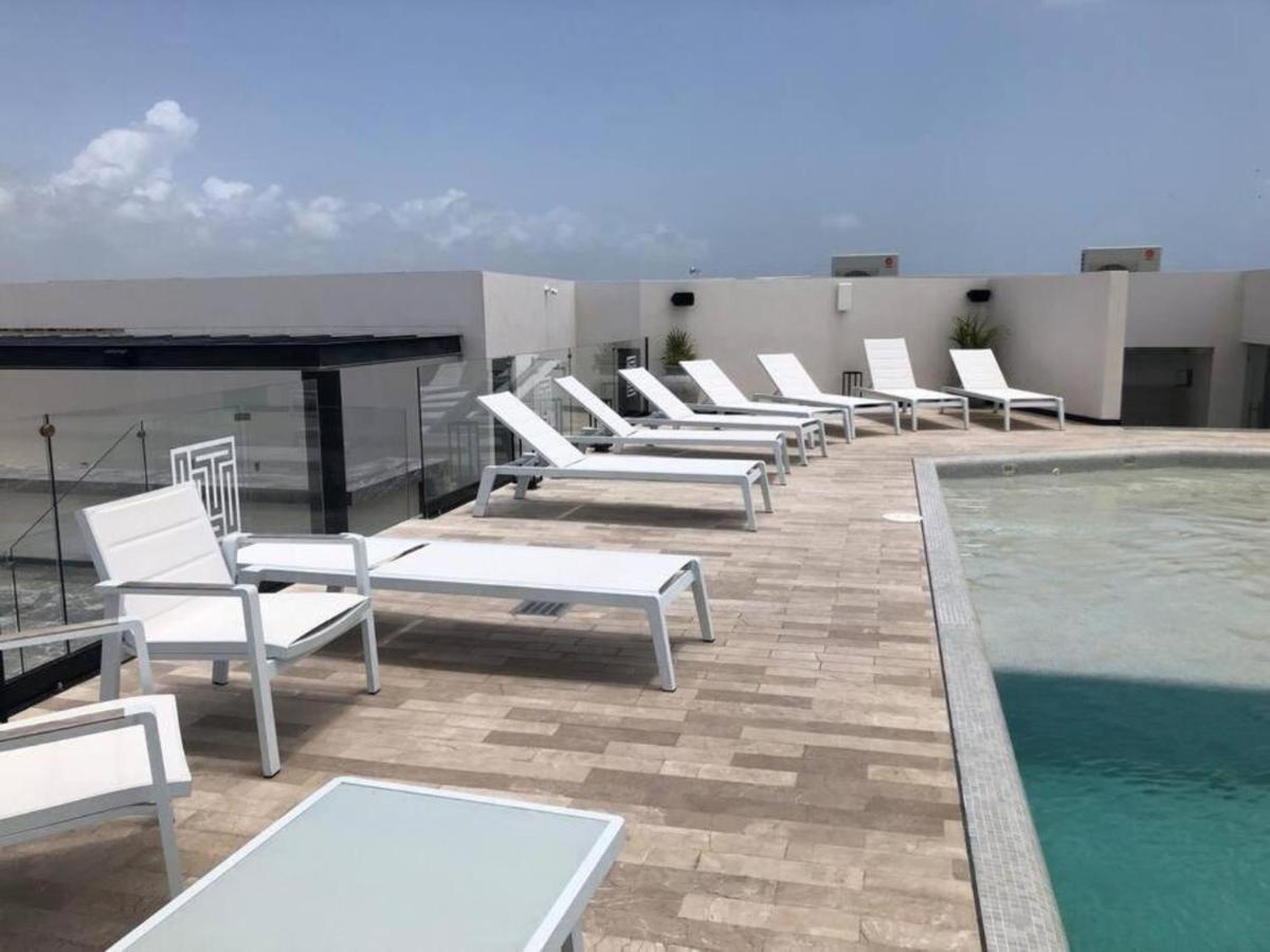Deluxe Aparment Whit Beach & Ocean View 8 Pax 신데 델 카르멘 외부 사진