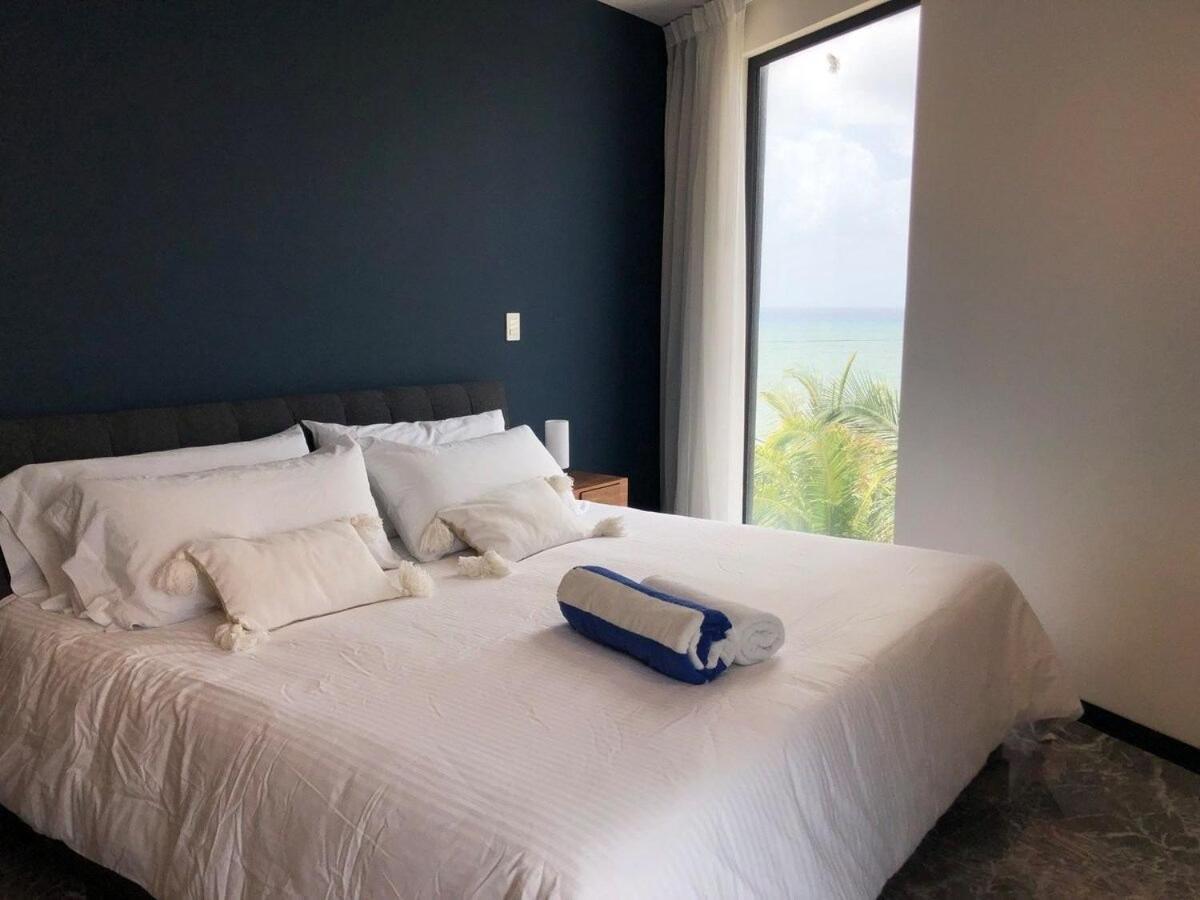 Deluxe Aparment Whit Beach & Ocean View 8 Pax 신데 델 카르멘 외부 사진